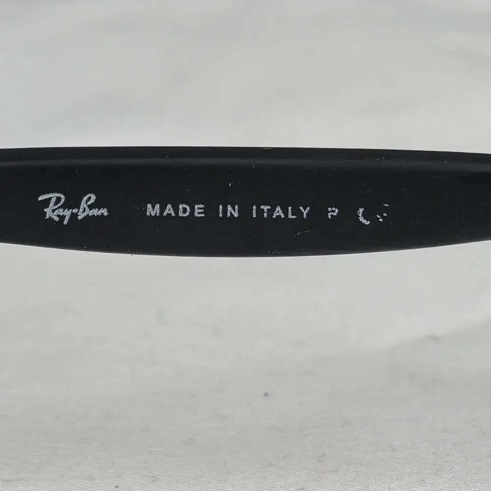 RAY-BAN RB3247 006 BLACK METAL SUNGLASSES 61MM MADE IN ITALY - PRESCRIPTION LENS